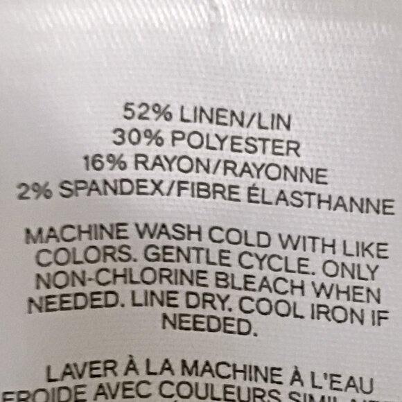 EXPRESS Linen Midi Low Rise Shorts Blue Size 4 - Picture 9 of 9